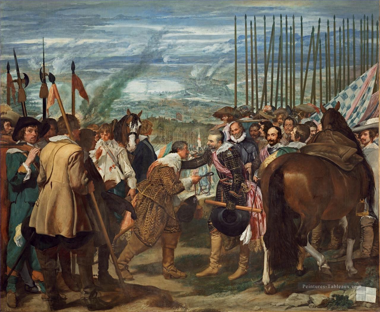 La reddition de Breda Diego Velázquez Peintures à l'huile